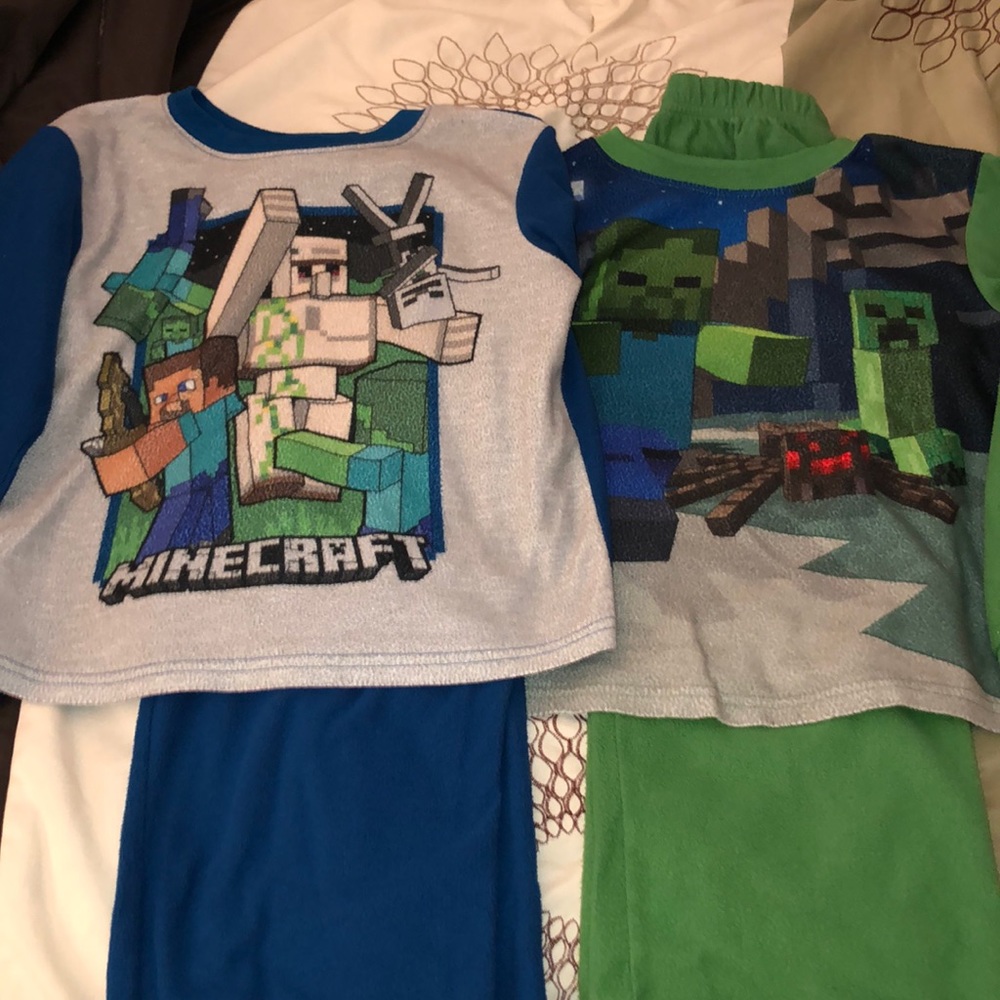 Minecraft Fleece Pajamas